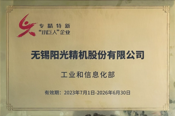 國家專精特新小巨人企業(yè)